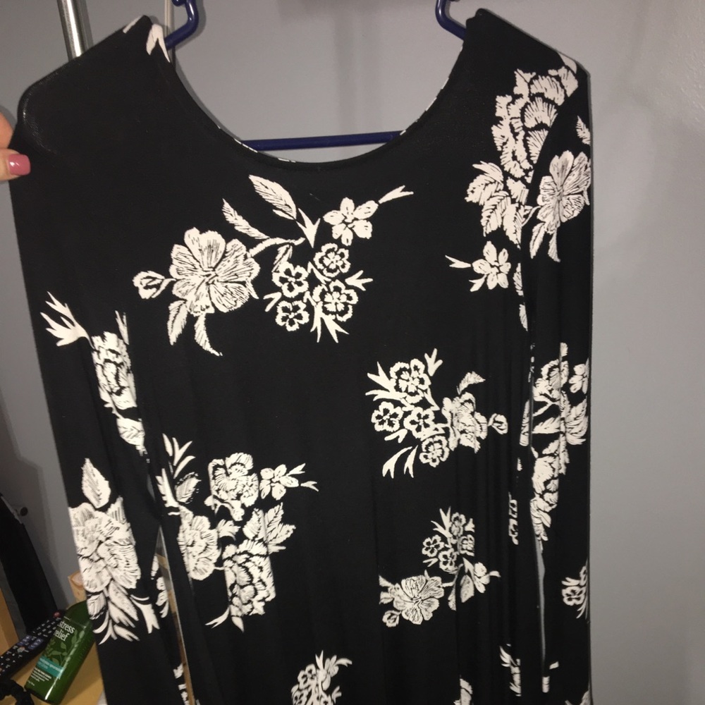 Long Sleeve Floral Dress